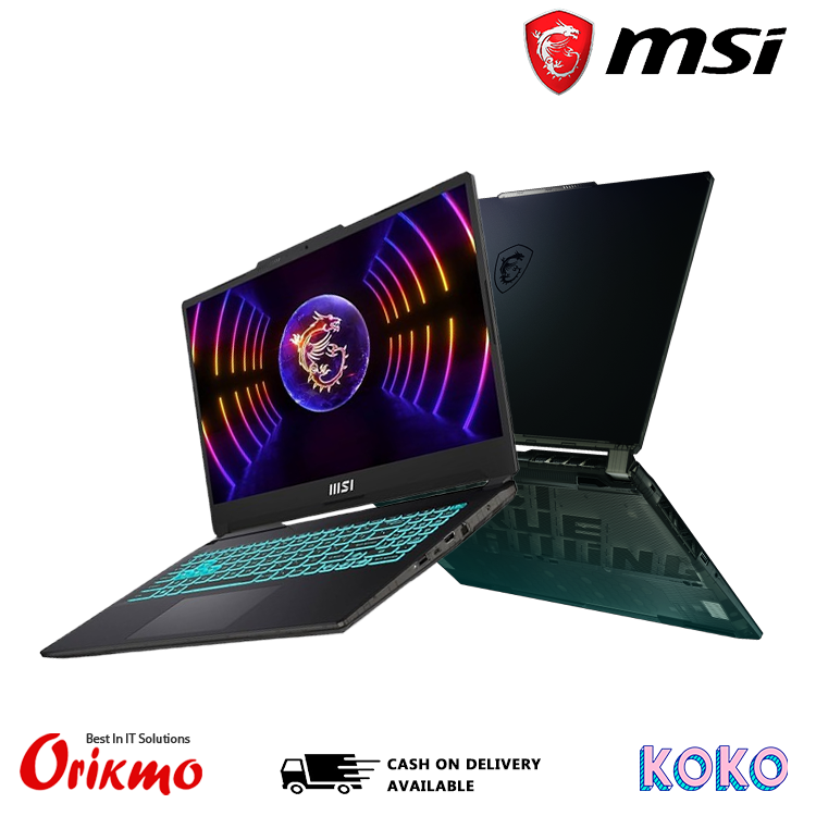 MSI CYBORG 15 A13UCX-1600XLK I5 13TH 13620H LAPTOP (1TB, 16GB, RTX2050 4GB, 15.6FHD, DOS)