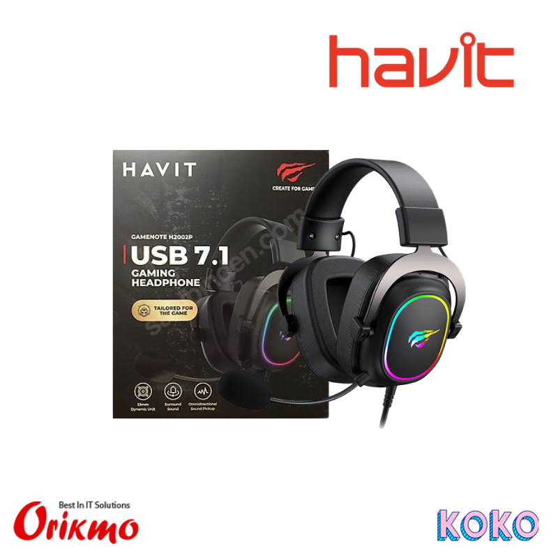 HAVIT H2002P USB 7.1 RGB GAMING HEADPHONE