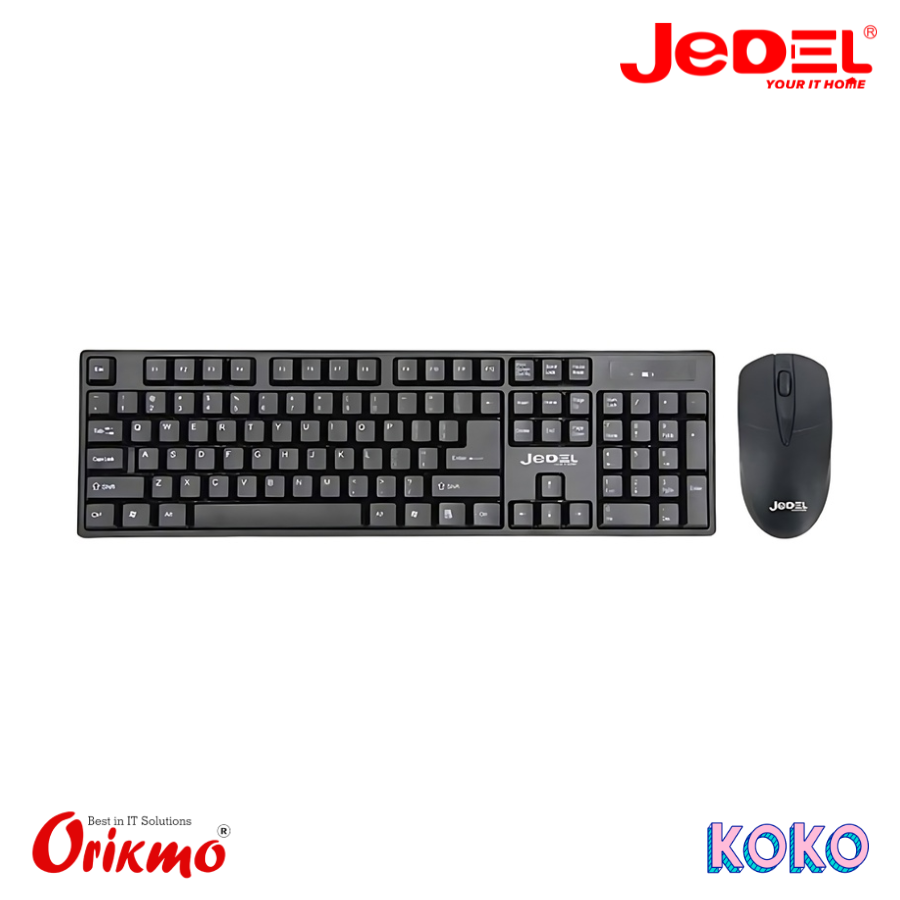 JEDEL WS732 WIRELESS MOUSE AND KEYBOARD COMBO