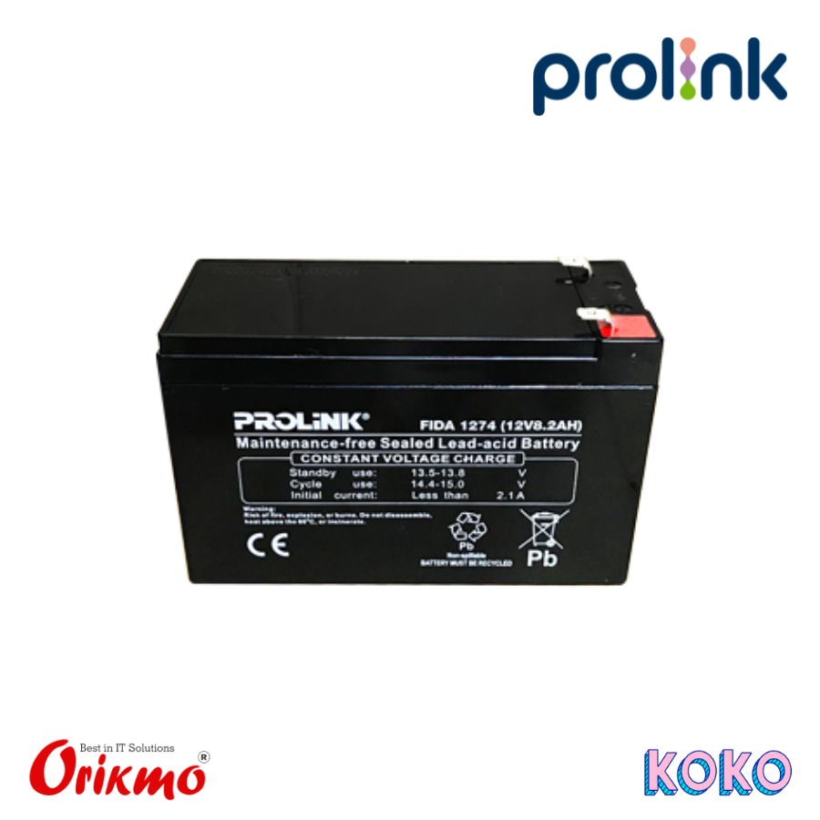 PROLINK UPS BATTERY 12V 8.2AH