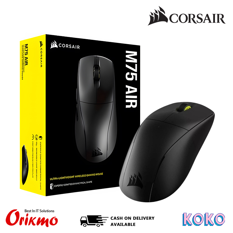 CORSAIR M75 AIR WIRELESS ULTRA LIGHTWEIGHT GAMING MOUSE CH-931D100-AP