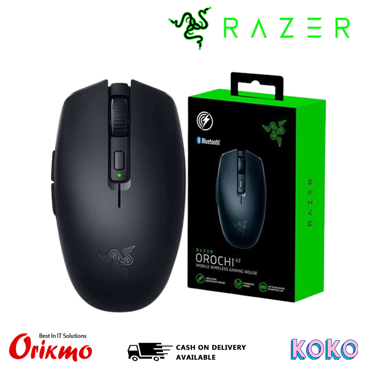 RAZER OROCHI V2 BLACK WIRELESS GAMING MOUSE RZ01-03730100- R3A1