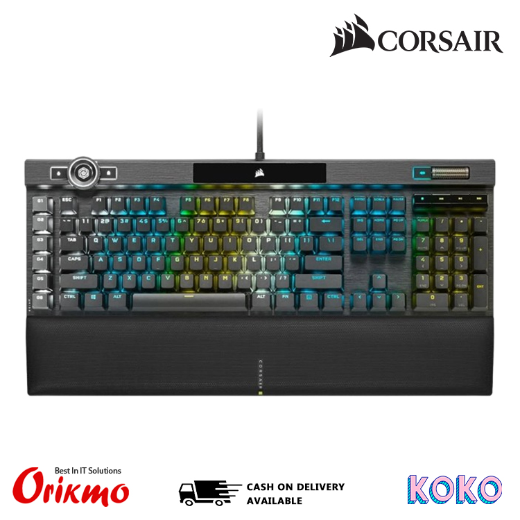 CORSAIR K100 RGB MECHANICAL CHERRY MX GAMING KEYBOARD CH-912A014-NA