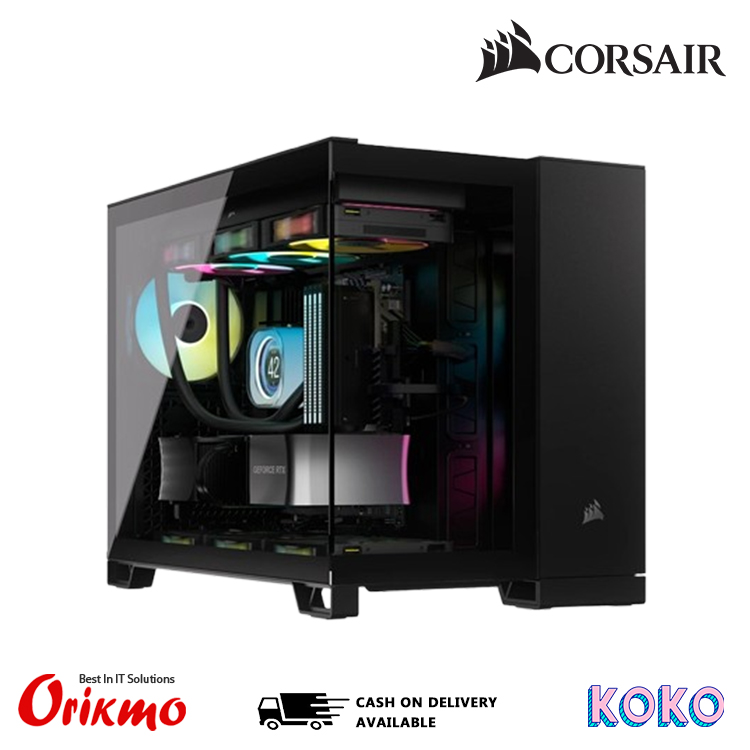 CORSAIR 2500X DUAL CHAMBER PC CASE BLACK CC-9011265-WW
