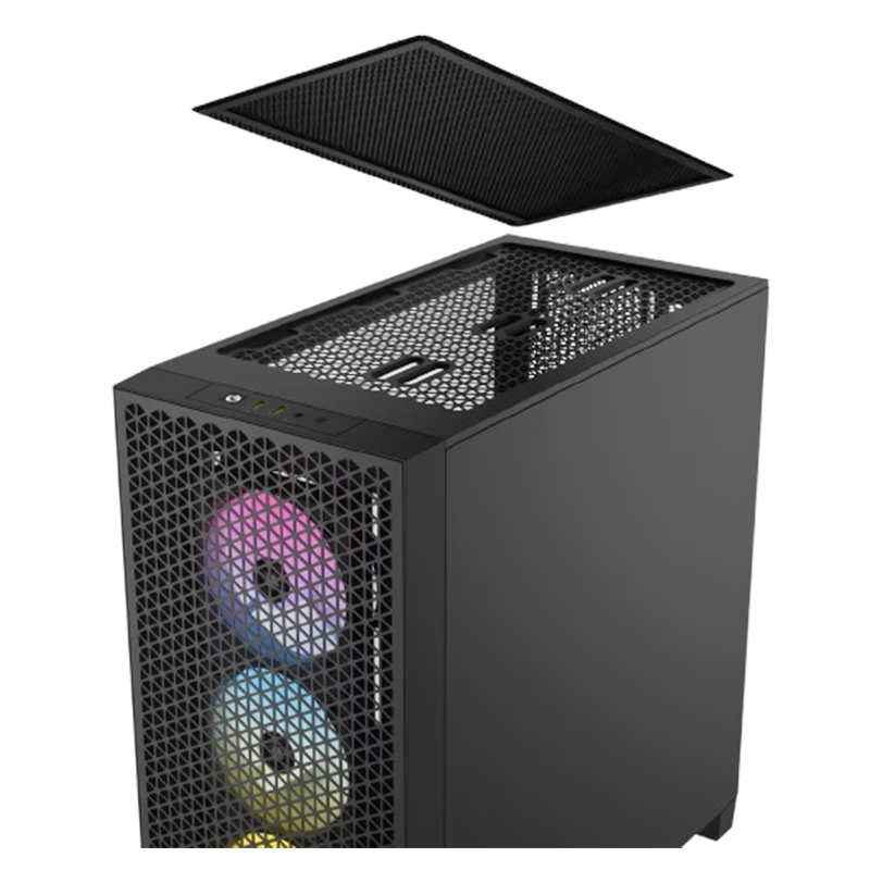CORSAIR 3000D AIRFLOW RGB BLACK GAMING CASE CC-9011255-WW