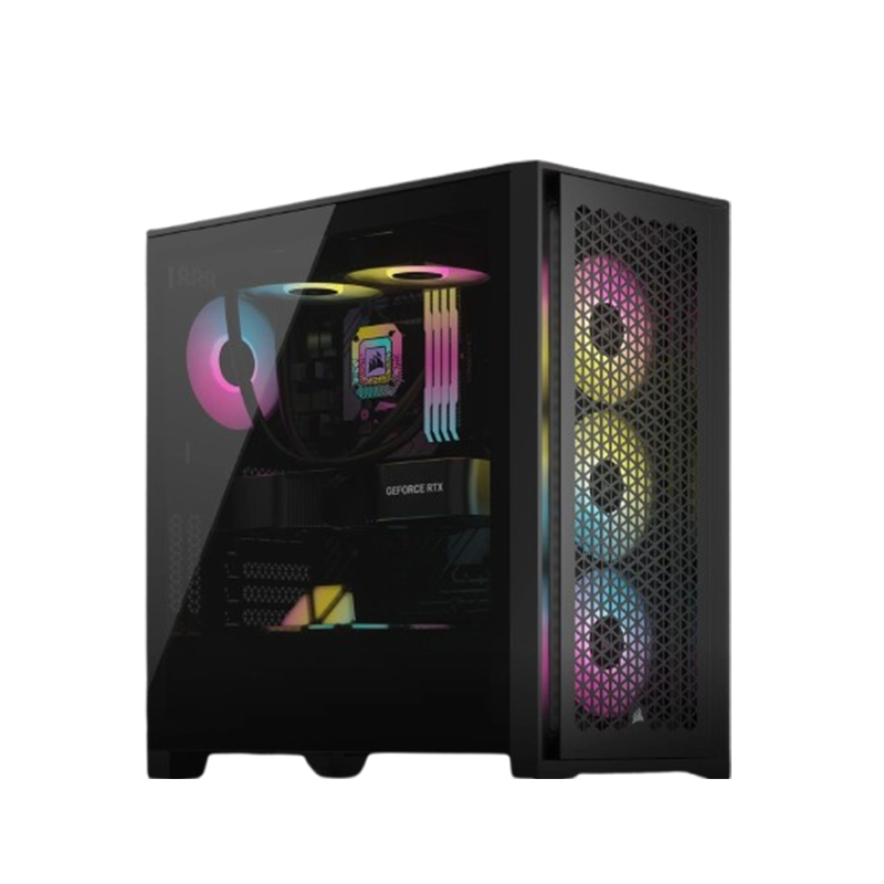 CORSAIR 4000D AIRFLOW RGB BLACK GAMING CASE CC-9011240-WW