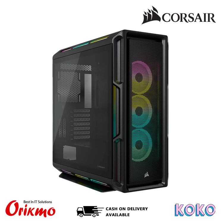 CORSAIR iCUE 5000T RGB ATX BLACK CASE CC-9011230-WW