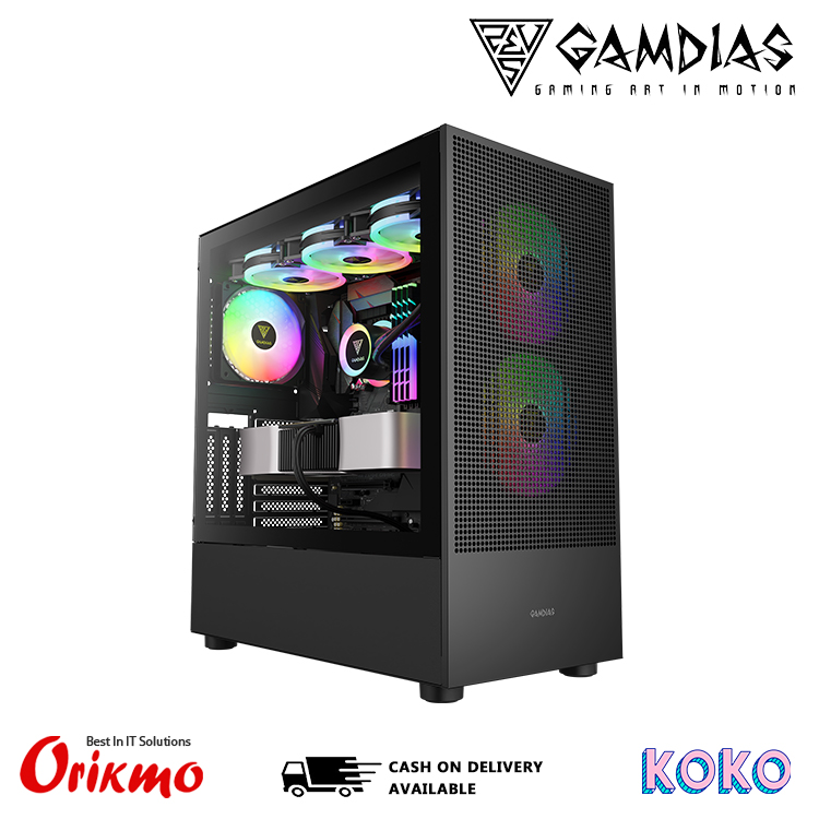 GAMDIAS TALOS M3 MESH GAMING CASE
