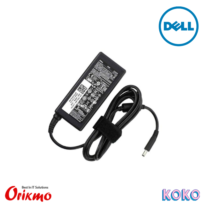 LAPTOP CHARGER DELL SMALL PIN 65W