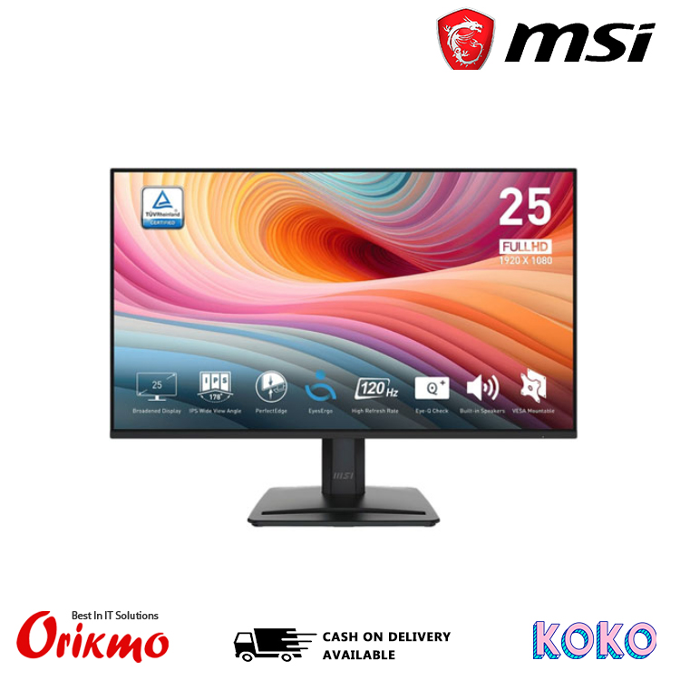 MSI PRO MP251L E2 24.5 FHD 120HZ IPS MONITOR