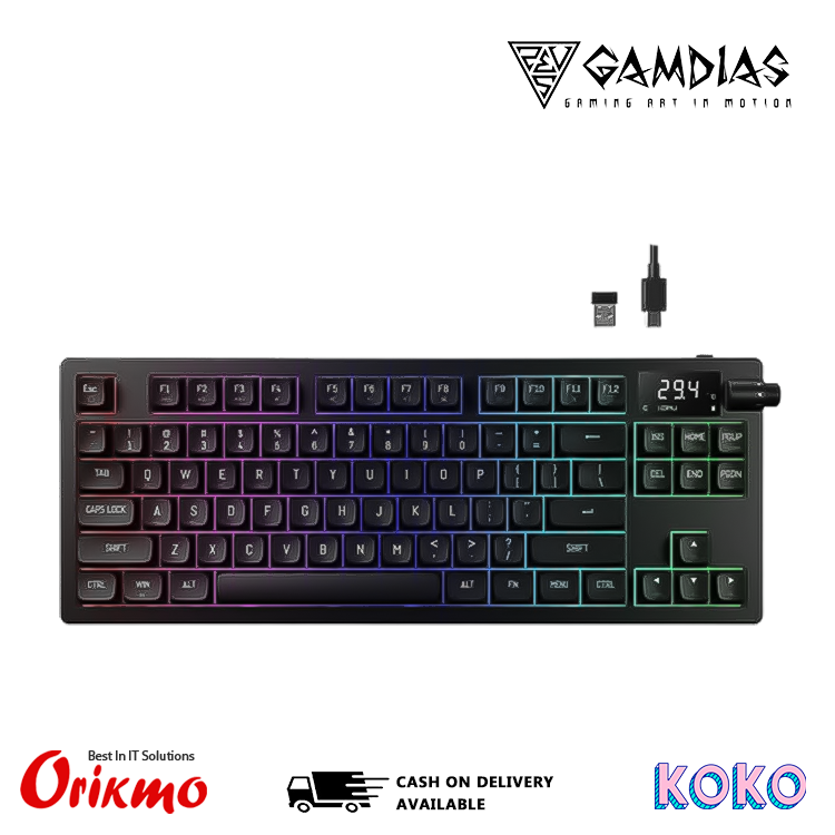 GAMDIAS HERMES M7 RGB MECHANICAL GAMING KEYBOARD 4711514502503