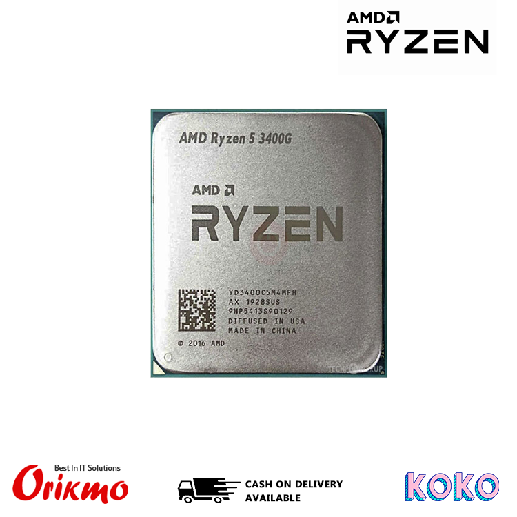 AMD RYZEN 5 3400G TRAY PROCESSOR YD3400C5FHBOX