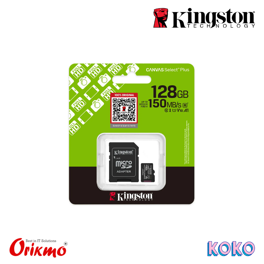 KINGSTON 128GB 150MB/S MICRO SD CARD