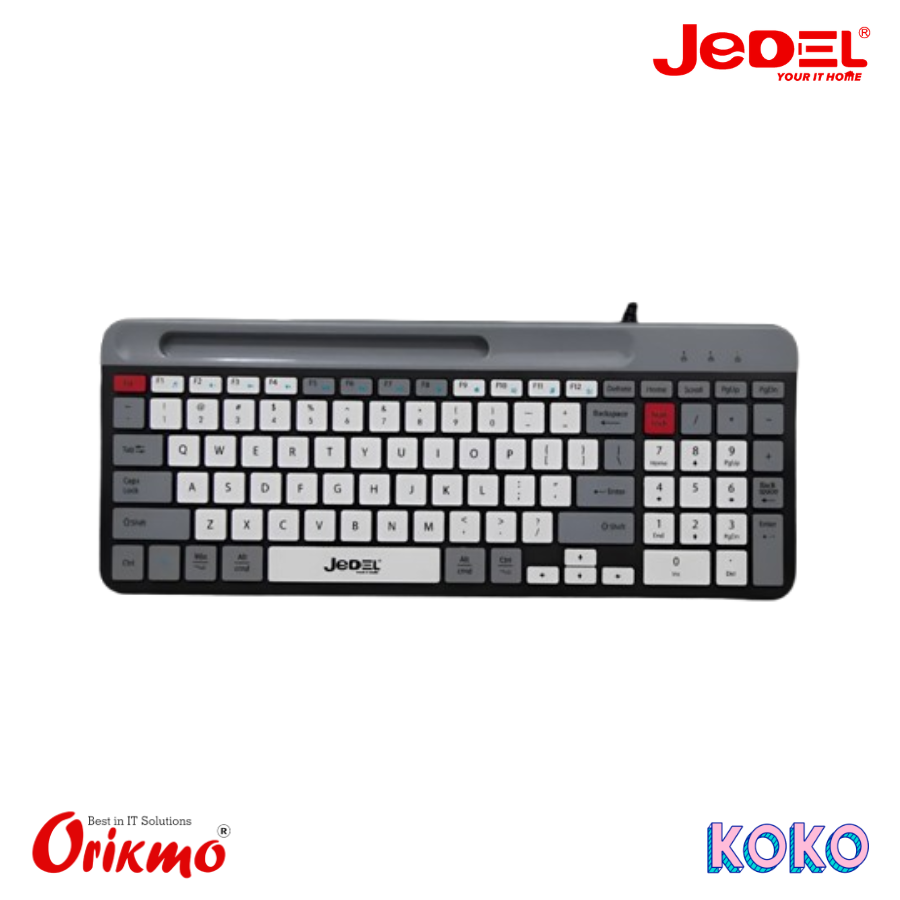 JEDEL K37 WIRED SLIM KEYBOARD