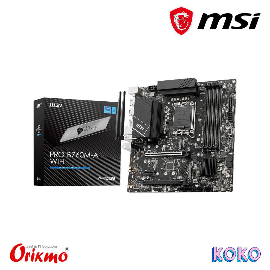 MSI PRO B760M A WIFI DDR5 MOTHER BOARD