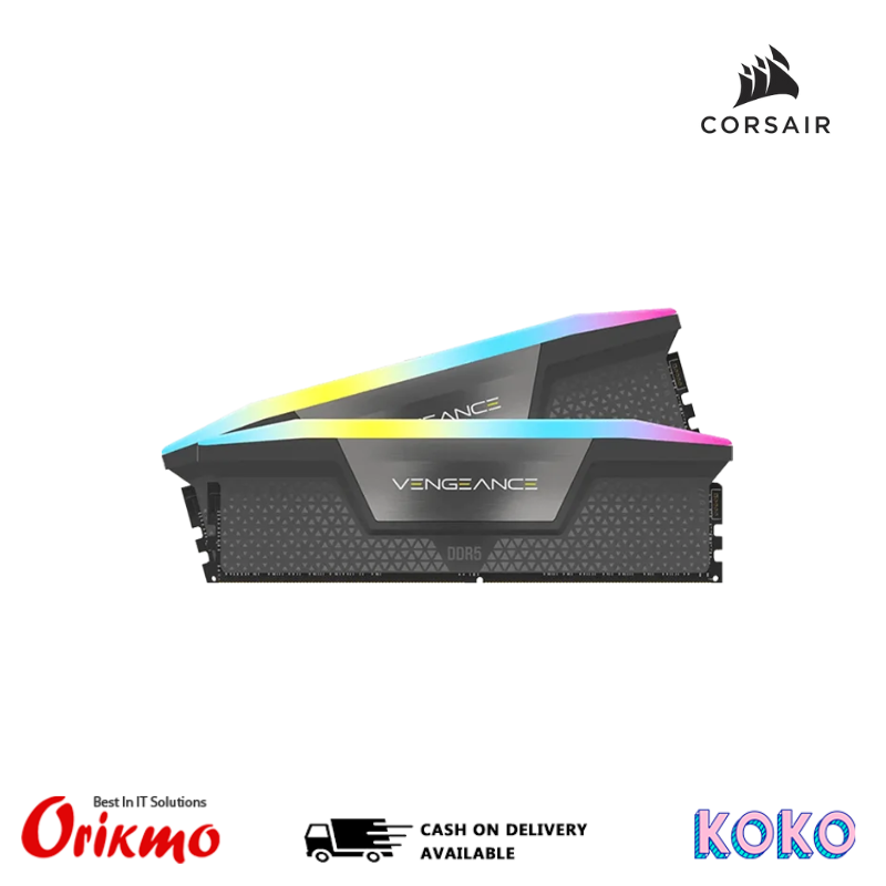 CORSAIR VENGEANCE RGB DDR5 - 16GB 5600MHZ RAM