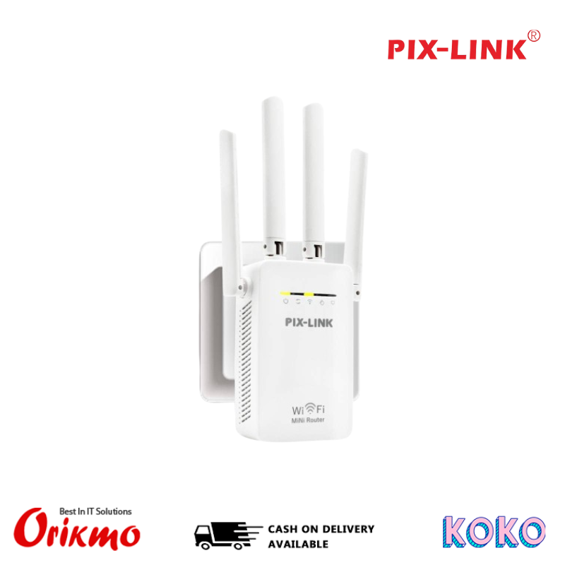 PIX-LINK 1200Mbps WIRELESS-N WIFI REPEATER