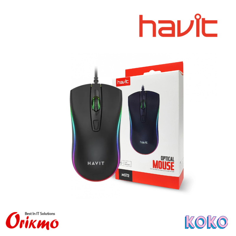 HAVIT MS72 OPTICAL MOUSE (RGB)
