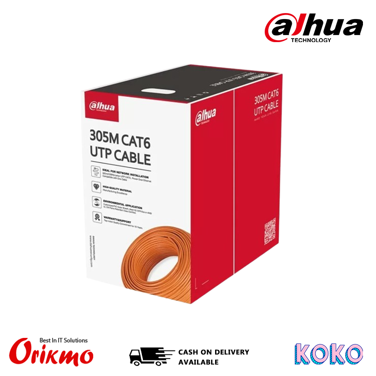 DAHUA CAT 6 UTP CABLE