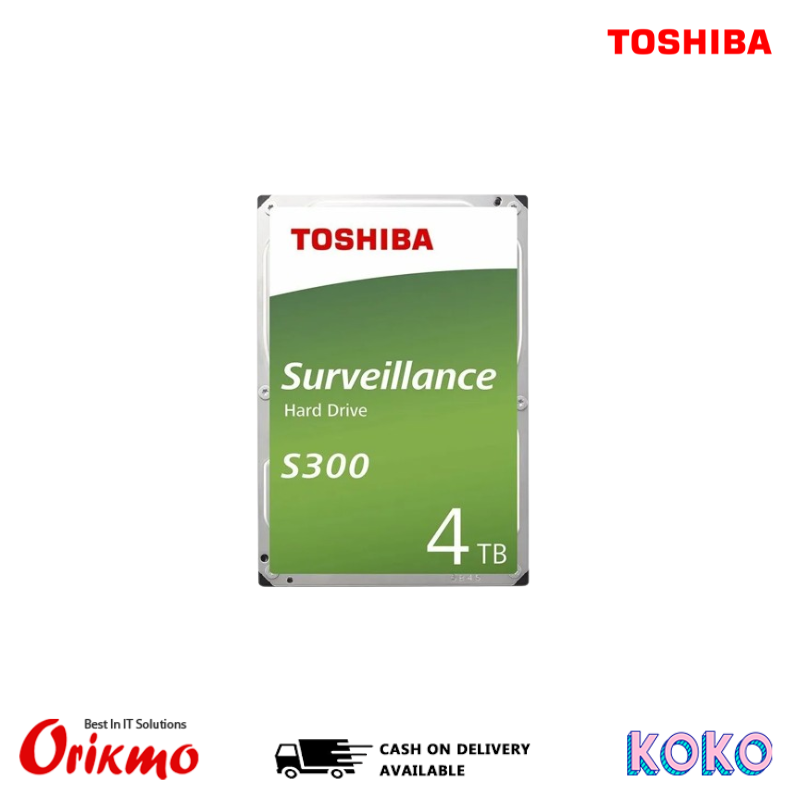 TOSHIBA 4TB SURVEILLANCE BRANDNEW HARD DISK