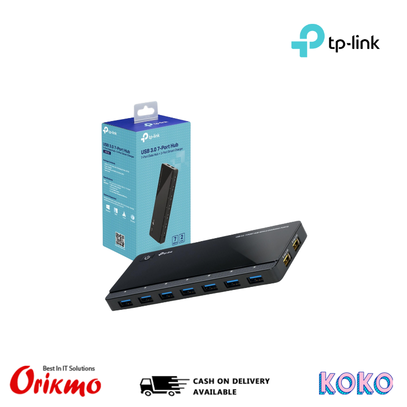 TP LINK UH720 7 PORT WITH 2 CHARGING PORT 3.0 USB HUB