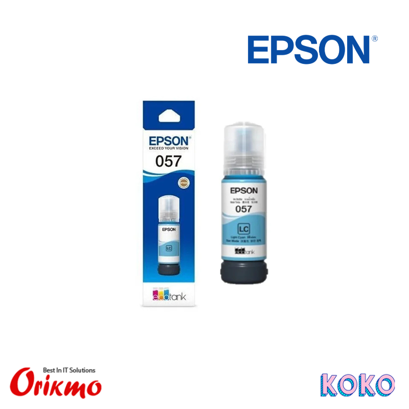 EPSON 057 LIGHT CYAN INK BOTTLE