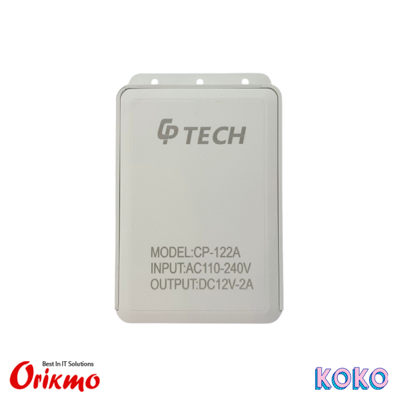 CP TECH CP-122A  CCTV POWER SUPPLY WITH BATTERY BACKUP