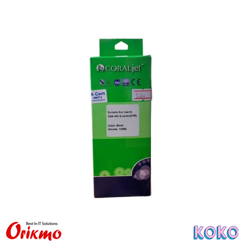 CORALJET CANON COMPATIBLE BLACK INK BOTTLE
