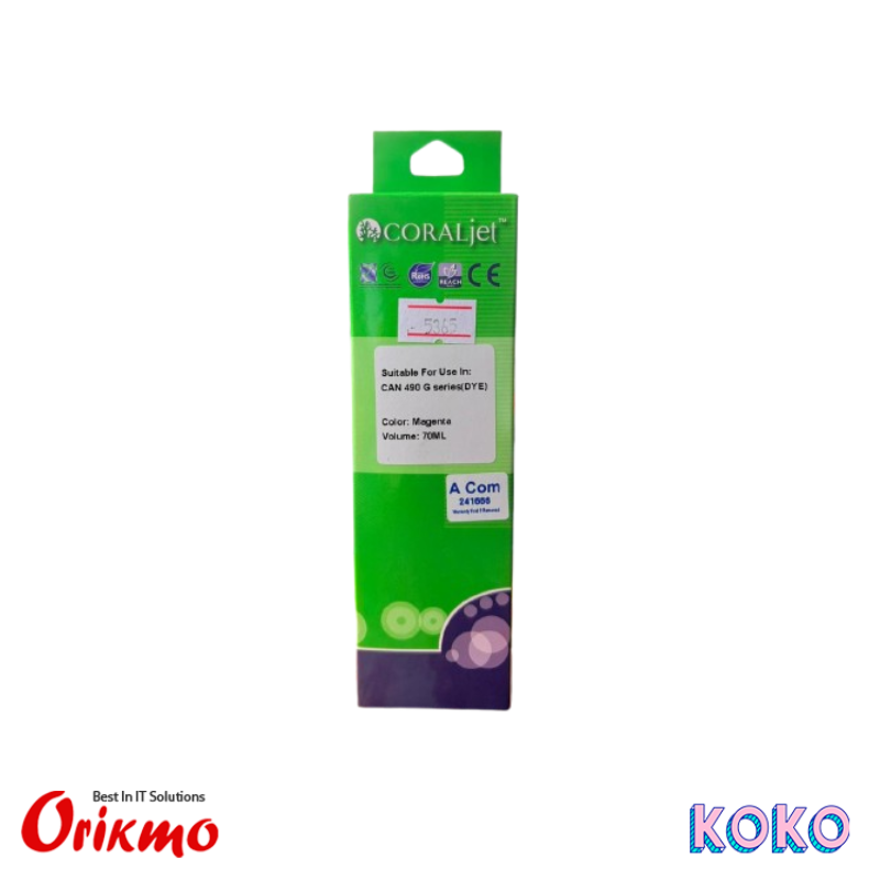 CORALJET CANON COMPATIBLE MAGENTA INK BOTTLE