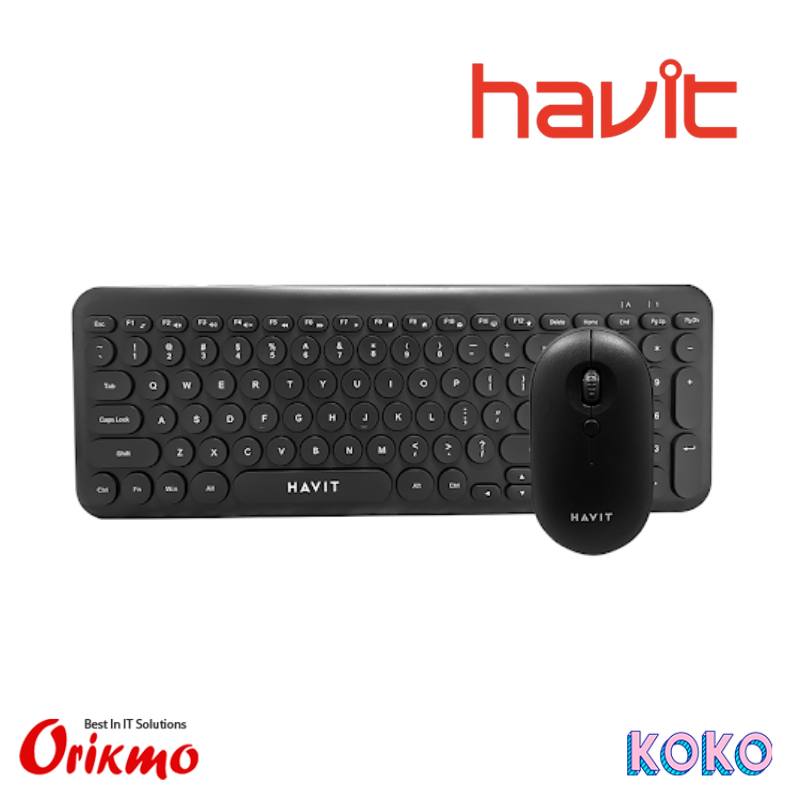 HAVIT KB254GCM WIRELESS KEYBOARD COMBO