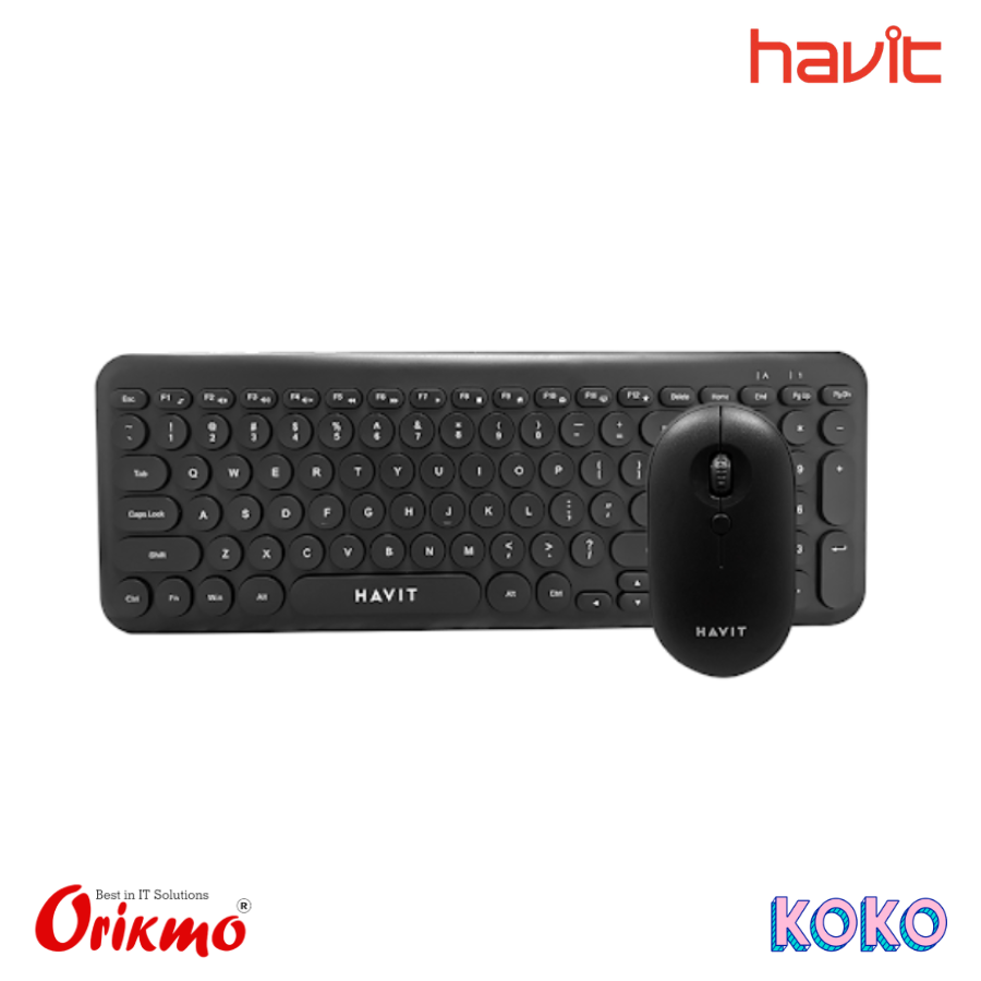 HAVIT KB254GCM WIRELESS KEYBOARD COMBO