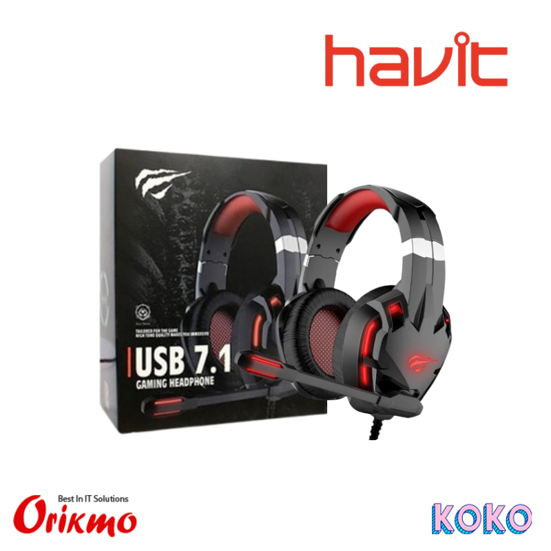 HAVIT GAMENOTE H2001U USB 7.1 GAMING HEADPHONE