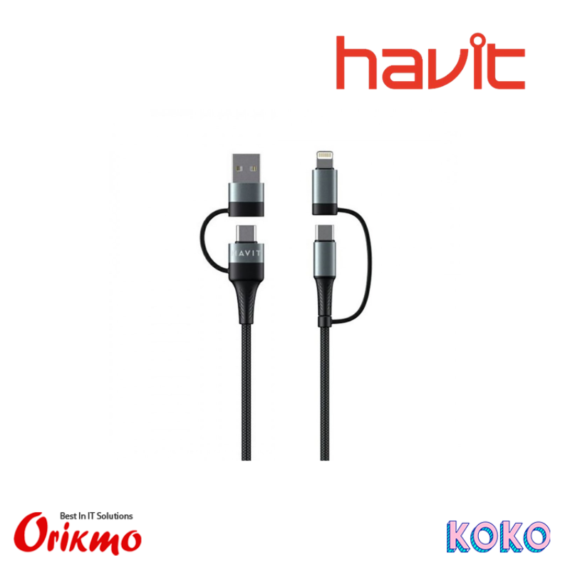 HAVIT CB6244 4 IN 1 MULTI CHARGING CABLE(6m)