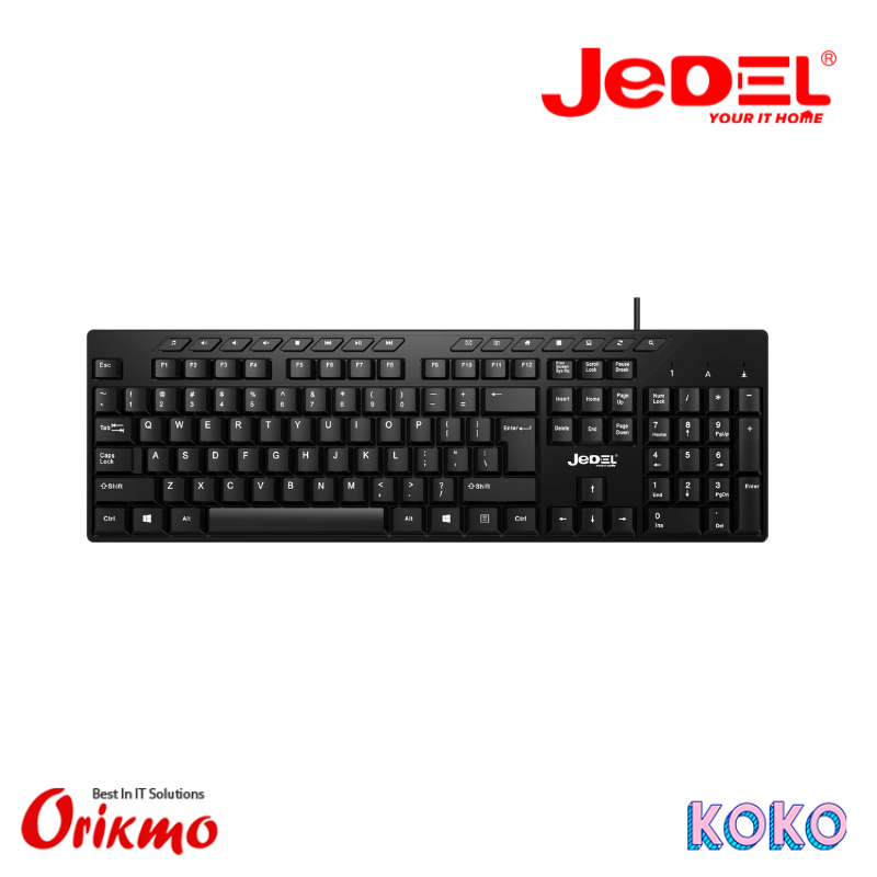 JEDEL K519 USB MULTI MEDIA KEYBOARD
