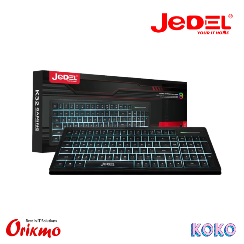 JEDEL K32 USB LIGHT KEYBOARD