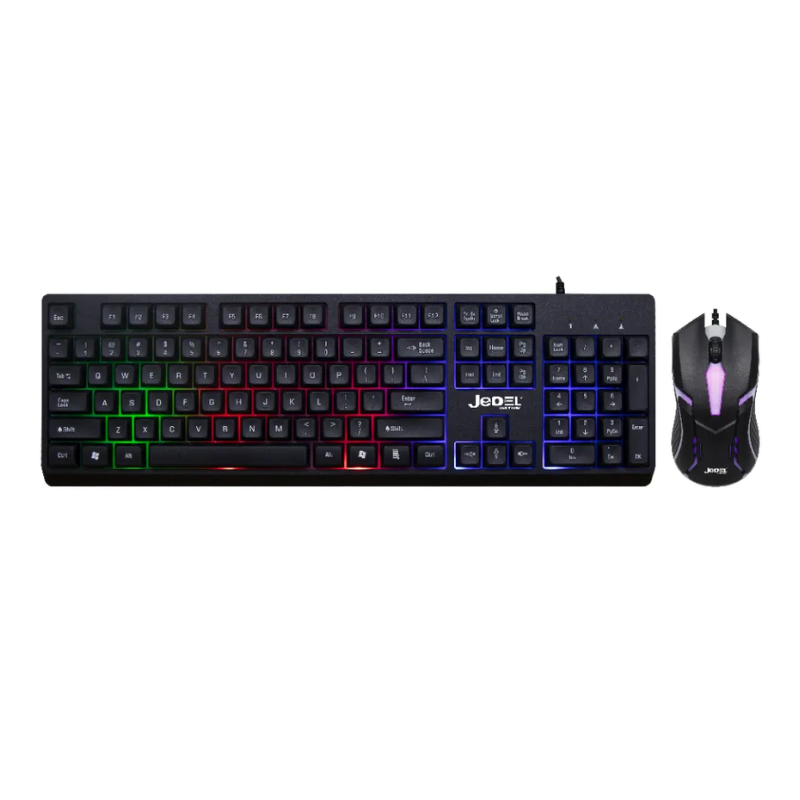 JEDEL GK106 RGB BLACK PRO GAMING COMBO