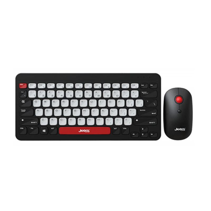 JEDEL WS681B MINI STYLISH WIRELESS GAMING KEYBOARD AND MOUSE COMBO