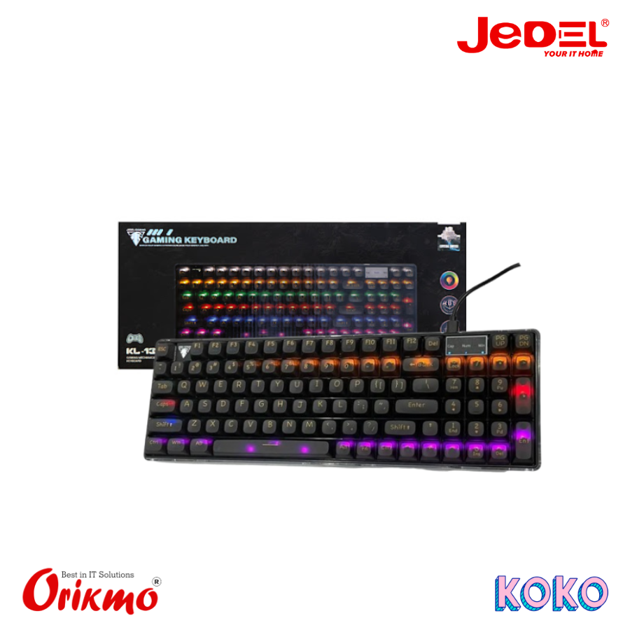JEDEL KL-139 MECHANICAL BACKLIGHTING KEYBOARD - BLACK