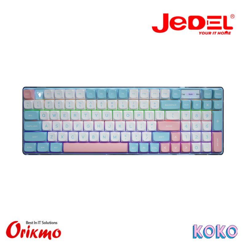 JEDEL KL-139 MECHANICAL BACKLIGHTING KEYBOARD - COLOUR