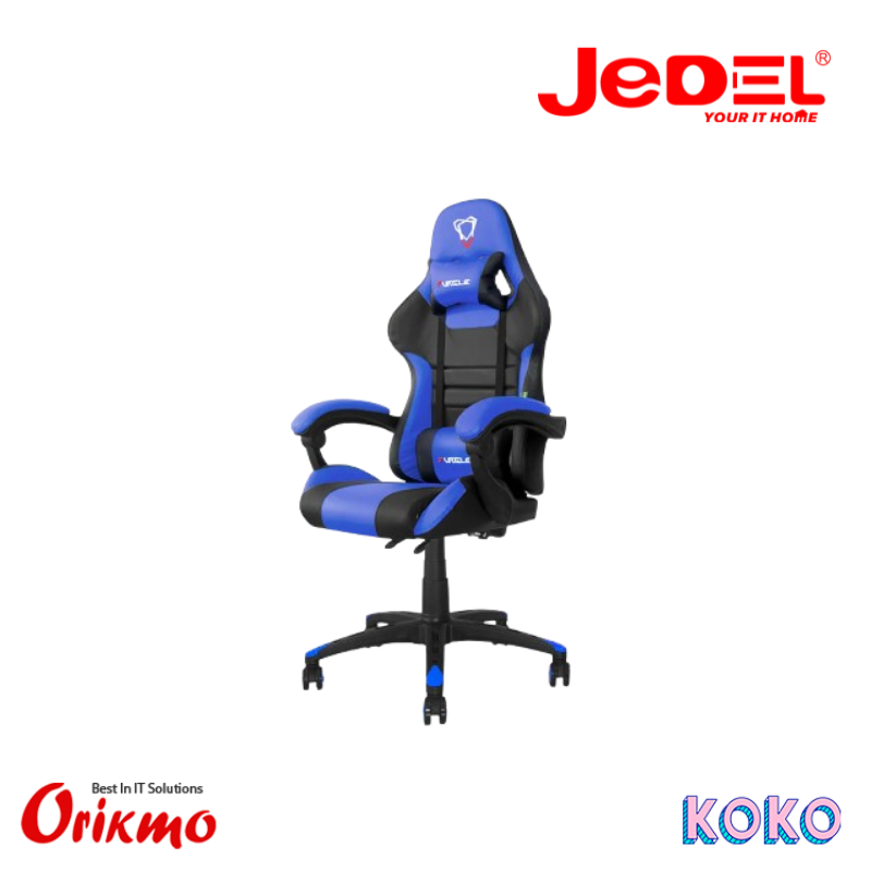 JEDEL F-041A-1 GAMING CHAIR - BLUE