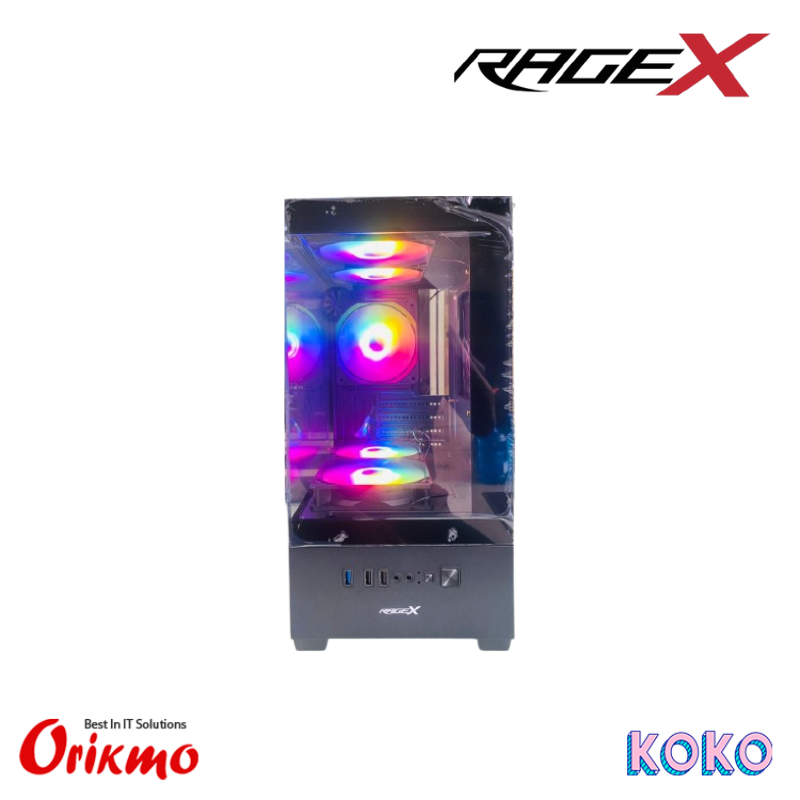 RAGEX AQUA GAMING CASING - BLACK