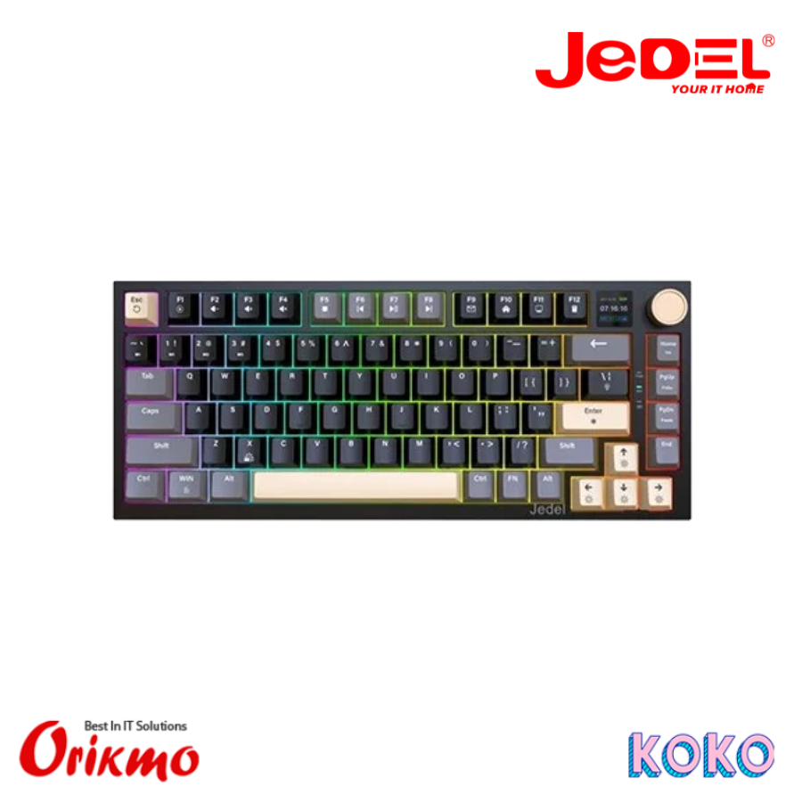 JEDEL WKL-100 TRI-MODE GAMING MECHANICAL KEYBOARD