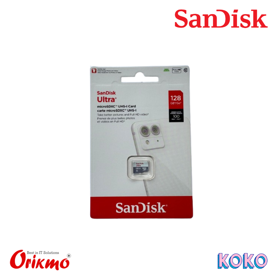 SANDISK EXTREME UHS-I SDXM 128GB MICRO SD CARD
