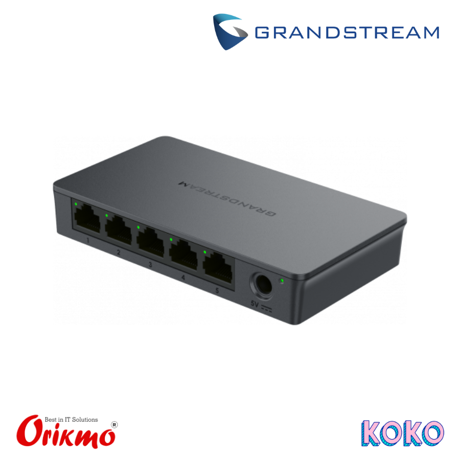 GRANDSTREAM GWN7700 5 PORT GIGABIT ETHERNET UNMANAGED NETWORK SWITCH