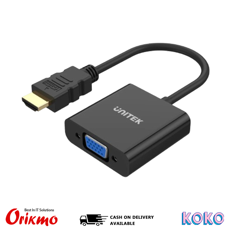 CONVERTER HDMI TO VGA WITH AUDIO