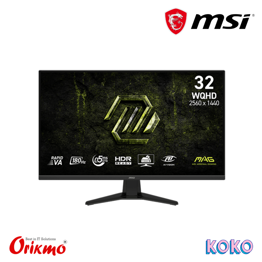 MSI MAG 325QF E18V 31.5WQHD 2K RAPID VA 180Hz MONITOR