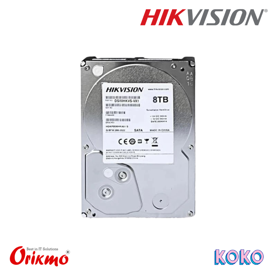 HIKVISION 8TB SURVEILLANCE HARD DISK