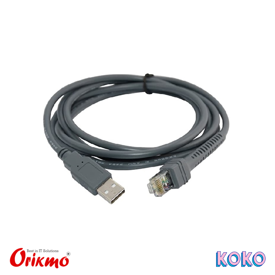 BARCODE SCANNER CABLE - USB TO RJ45