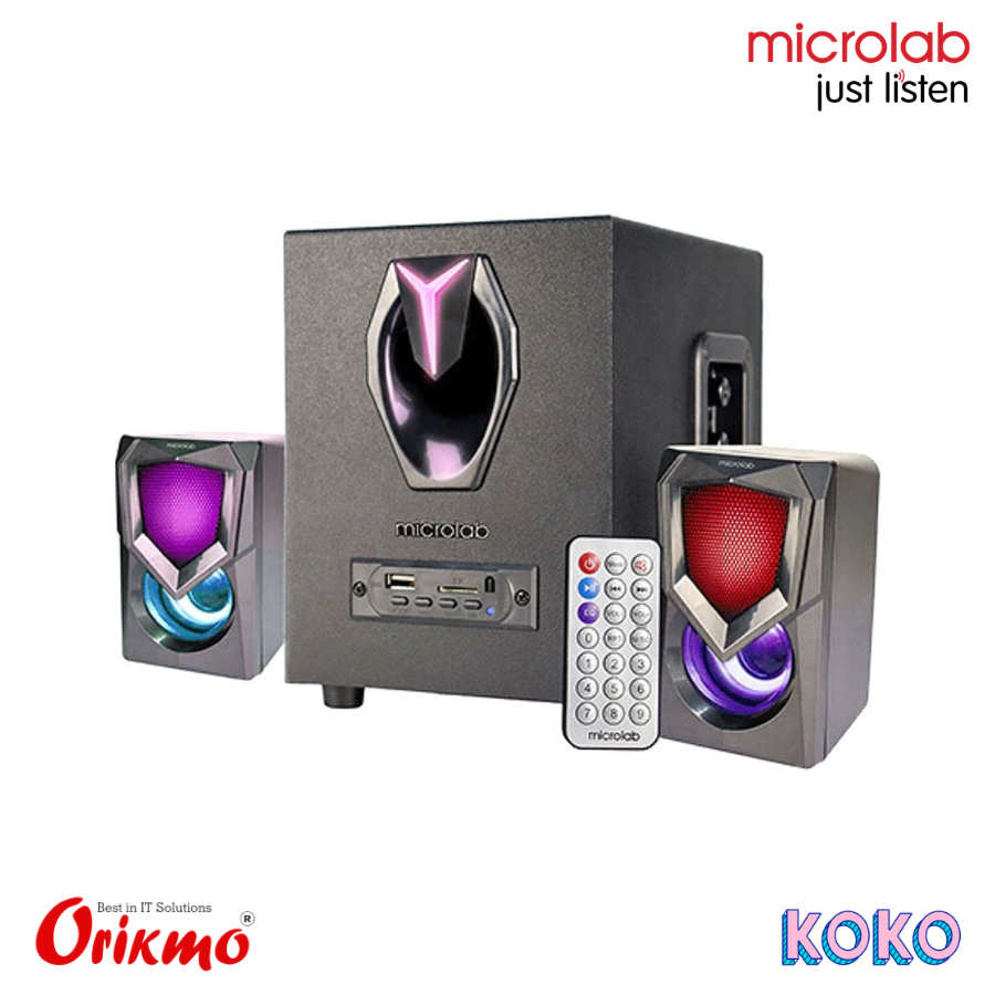 MICROLAB G-101BT 2.1 MULTIMEDIA RGB GAMING SPEAKER