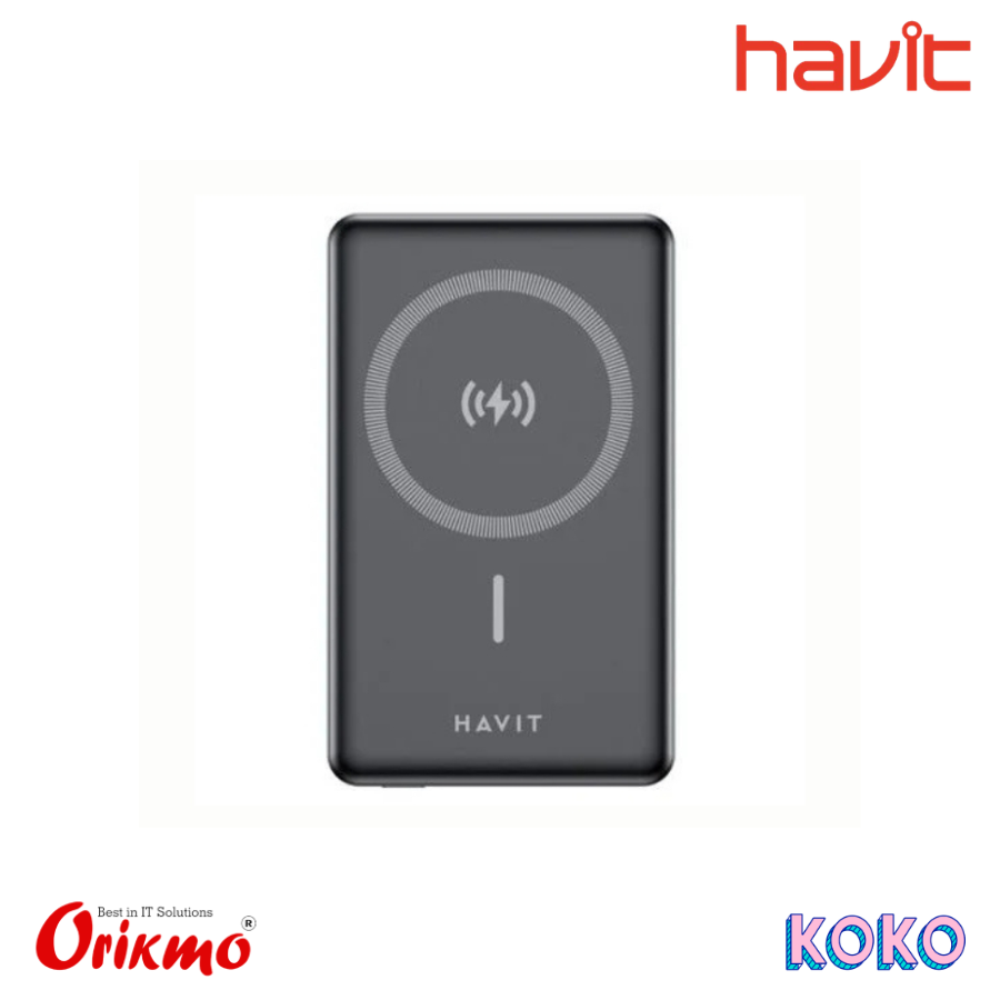 HAVIT PB5224 10000mAh POWER BANK WITH MAGNETIC WIRELESS CHARGING